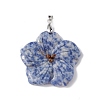 Natural Blue Spot Jasper Big Pendants G-B040-01P-08-2