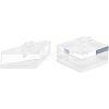 2 Pcs 2 Styles Acrylic Ring Displays RDIS-FG0001-13-1