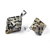 Natural Dalmatian Jasper Pendants G-N326-107H-3