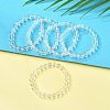 Natural Quartz Crystal Beaded Stretch Bracelets BJEW-Q692-46-8mm-1