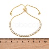 Adjustable Brass Micro Pave Cubic Zirconia Bracelets LS-BJEW-G588-01G-4