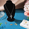 20Pcs 10 Styles Alloy Rhinestone Pendants FIND-TA0007-84-8