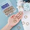 SUNNYCLUE 30Pcs Alloy Spring Gate Rings FIND-SC0009-08-3