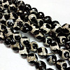 Tibetan Style Turtle Back Pattern dZi Beads X-G-H1454-1A-3