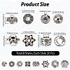 160Pcs 8 Styles DIY Jewelry Makings Finding Kits DIY-SC0030-57-2