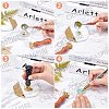 CRASPIRE Sealing Wax Particles Kits for Retro Seal Stamp DIY-CP0003-60P-6