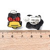 Christmas Theme Resin Clip-on Earrings EJEW-C170-02-4