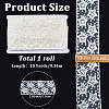10Yards Polyester Embroidery Mesh Flower Lace Ribbon OCOR-GF0005-41D-2