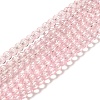 Drawbench Transparent Glass Beads Strands GLAD-Q012-4mm-02-1