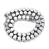 Electroplated Synthetic Non-magnetic Hematite Beads Strands G-Z032-G02-08P-2