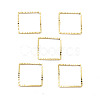 Brass Beads Frames KK-M288-01G-D-1