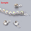 Brass Rhinestone Strass Chains CHC-T003-SS8-02C-2