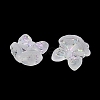 Frosted Transparent Acrylic Beads X1-OACR-P029-18B-05-3