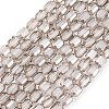Electroplate Glass Beads Strands EGLA-D031-01X-1