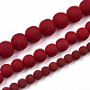 Opaque Glass Beads Strands GLAA-T032-P8mm-MD05-4