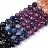 Natural & Synthetic Mixed Gemstone Beads Strands G-D080-A01-01-35-4