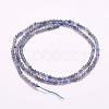 Natural Cordierite/Iolite/Dichroite Beads Strands G-F509-15-3mm-2