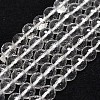 Natural Quartz Crystal Beads Strands X-G-D840-11-8mm-1