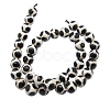 Tibetan Style Turtle Back Pattern dZi Beads G-H1453-1-9