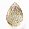 Embossed Glass Rhinestone Pendants GLAA-J101-05A-001PS-2