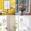 1Pc Colorful Glass Beaded Woven Net Suncatchers AJEW-CY0001-95D-5
