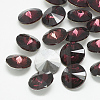 Pointed Back Glass Rhinestone Cabochons RGLA-T086-10mm-18-1