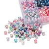 900Pcs 15 Style Rainbow ABS Plastic Imitation Pearl Beads OACR-YW0001-13-6