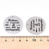 Non-Tarnish 201 Stainless Steel Pendants STAS-T064-38P-9-3