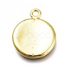 Brass Enamel Pendants KK-H103-02F-G-2