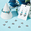 160Pcs Tibetan Style Zinc Alloy Elephant Head Charms FIND-SC0007-97-4