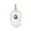 Natural Quartz Crystal Pendants GG-CBA5FCC-01G-08-1