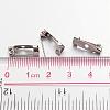Platinum Iron Pin Backs Brooch Safety Pin Findings X-IFIN-S276-3