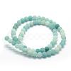 Natural Amazonite Bead Strands G-G684-03-6mm-2