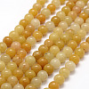 Natural Old Topaz Jade Beads Strands X-G-F364-06-8mm-1