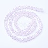 Electroplate Glass Beads Strands EGLA-A034-J4mm-B04-2