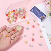 72Pcs 9 Colors Acrylic Pendants OACR-SC0002-38B-3
