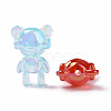 Transparent Acrylic Imitation Jelly Beads OACR-P011-11C-3