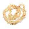 Natural Citrine Beads Strands G-O049-B-29-2
