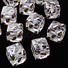 Transparent Printed Acrylic Beads MACR-S374-09A-01-1