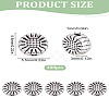 200Pcs Tibetan Style Alloy Beads TIBEB-LP0001-73AS-2