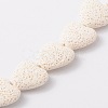 Dyed Natural Lava Rock Bead Strands G917-1-1