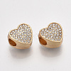 Golden Plated  Alloy European Beads MPDL-S067-21-2