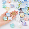 24Pcs 6 Colors Opaque Acrylic Beads SACR-DC0001-03-3