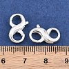 Brass Double-Sided Lobster Clasp for Jewelry Making KK-CBAA482-03S-3