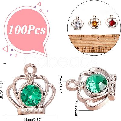 UV Plating ABS Plastic Pendants KY-CA0001-02-1