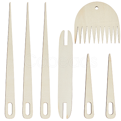 1Bag Plywood Wooden Weaving Looms Kit TOOL-CY0001-05-1