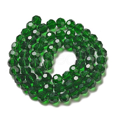 Transparent Glass Beads LS-EGLA-A035-T8mm-D10-1