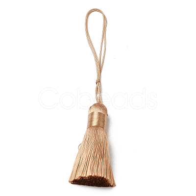 Polyester Tassel Big Pendants HJEW-K030-A-1