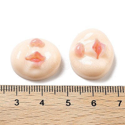 Opaque Resin Decoden Cabochons CRES-Z009-01A-1