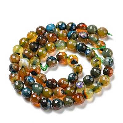 Natural Agate Beads Strands G-C082-A01-04-1